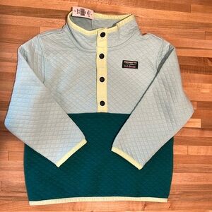 Infants' and Toddlers' Quilted Quarter-Snap Pullover, Colorblock